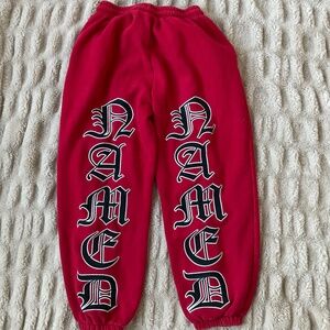Named Collective Red Sweatpants / Joggers